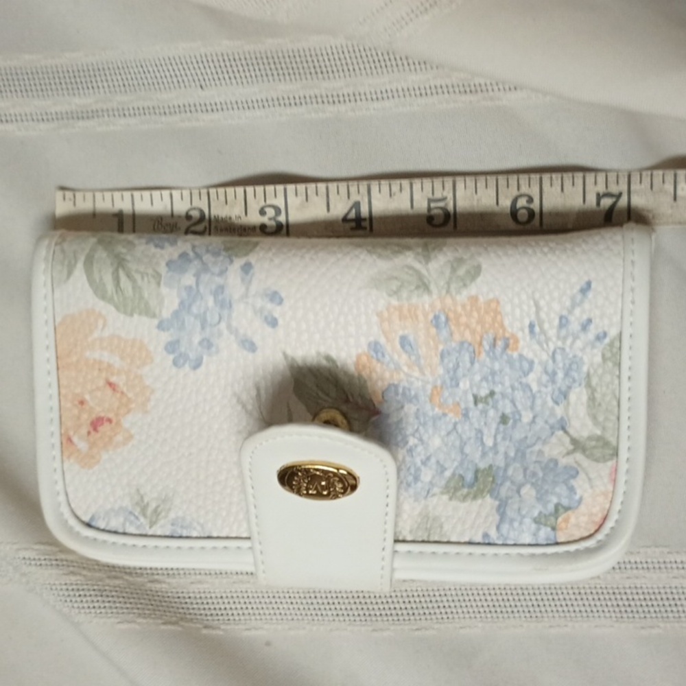 Vintage LVJ Floral Cream | Floral Women's Wallet - Picture 5 of 6